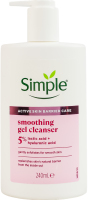 Средство для умывания разглаживающее с молочной и гиалуроновой кислотами Активный уход Simple 240мл