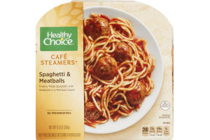 Healthy Choice Cafe Steamers Spaghetti & Meatballs