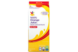 Ahold 100% No Pulp Orange Juice From Concentrate