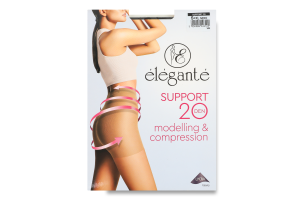 Колготки жіночі Elegante Support Modelling&Compression 20den 5 nero