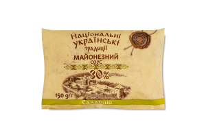 Соус майонезний 30% Салатний Національні українські традиції м/у 150г