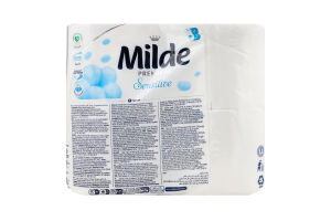 Папір туалетний 3-х шаровий Sensitive Premium Milde 4шт