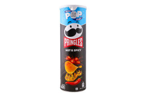 Чипсы картофельные Hot&Spicy Pringles тубус 165г