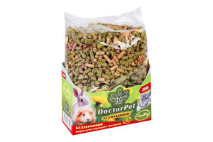 Корм д/малих гризунів беззерновий 44складники 350г Doctor Pet