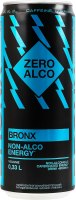 Напиток энергетический безалкогольний сильногазований Bronx ж/б 0.33л