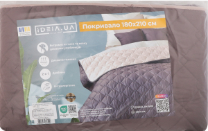 Покрывало двухстороннее 180х210см №233381 Стиль cube Ideia 1шт