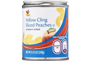 Ahold Yellow Cling Peaches Sliced