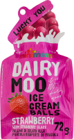 Шарики мороженого Клубника Dairy Moo Mini Melts м/у 72г