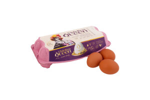 Яйца куриные пищевые столовые C1 Chicken Queen к/у 10шт