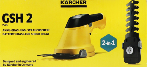 Ножиці для трави Karcher акумуляторні GSH 2 Plus