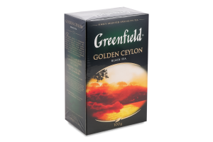 Чай черный байховый листовой Golden Ceylon Greenfield к/у 100г