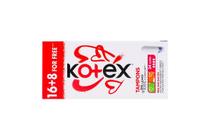 Тампон Kotex Ultra Sorb Silky Cover super 16шт