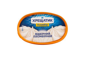 Морозиво 15% Відбірний пломбірний Хрещатик п/у 500г