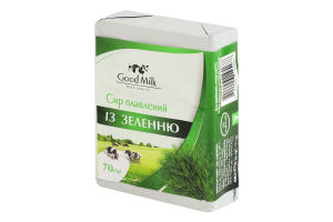 Сир плавлений 35% із зеленню Good Milk м/у 70г