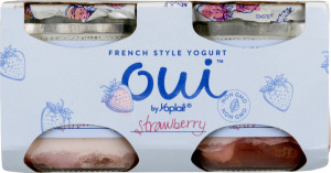 Yoplait Oui French Style Yogurt Strawberry - 4 CT