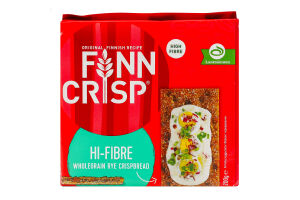 Хлібці житні цільнозернові з житніми висівками Hi-fibre Finn Crisp м/у 200г