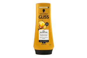 Бальзам для сухих и поврежденных волос с Омега 9 + масло Марули Oil Nutritive Gliss 200мл