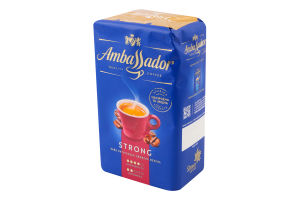 Кофе натуральный жареный молотый Strong Ambassador м/у 450г