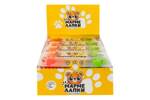 Мармелад желейний Полуниця-лимон-яблуко Мармелапки Jelly Paws м/у 120г