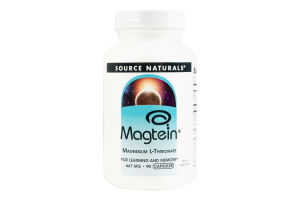 Добавка диетическая капсулы 667мг Магний L-треонат Magtein Source Naturals 90шт