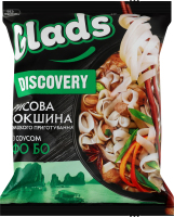 Локшина швидкого приготування рисова з соусом Фо Бо Discovery Glads м/у 65г