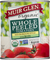 Muir Glen Organic Whole Peeled Tomatoes San Marzano Style With Basil