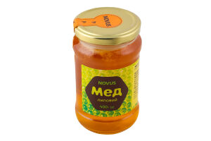 Мед натуральний квітковий липовий монофлорний Novus с/б 400г