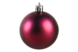 Прикраса ялинкова Куля пластикова 6см асорт 952074