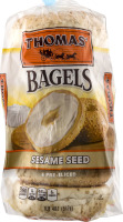 Thomas' Bagels Sesame Seed Pre-Sliced - 6 CT