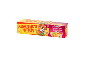 Чипсы картофельные со вкусом холодца с хреном Золотисті к/у 100г