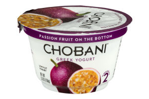 Chobani Greek Low-Fat Yogurt Passion Fruit On The Bottom