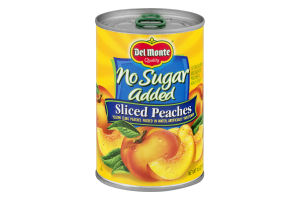 Del Monte No Sugar Added Sliced Peaches