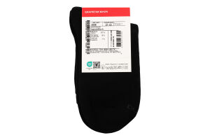 Шкарпетки жіночі чорні махра класичні р.21-23 Duna