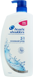 HEAD & SHOULDERS Шампунь та бальзам-ополіскувач 2в1 проти лупи Основний догляд 900мл