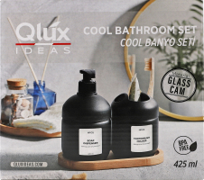 Набір для ванни скло 0.42л №С-00526 Qlux Ideas 3шт