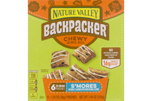 Nature Valley Backpacker Chewy Oatmeal Bites S'Mores - 6 CT