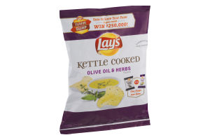 Lay's Potato Chips Kettle Cooked Olive Oil & Herbs