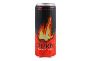 Напиток энергетический безалкогольный сильногазированный Original Burn ж/б 250мл