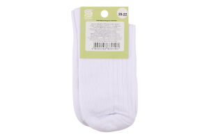 Шкарпетки Premier socks вис спорт смуж білі р20-22