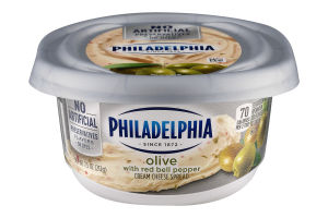 Philadelphia Cream Cheese Spread Olive with Red Bell Pepper