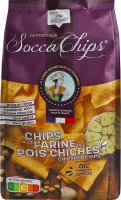 Чипси Socca Chips з нуту зі смаком часнику
