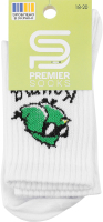 Шкарпетки дитячі з малюнком модель-1 висока резинка р.12-20 Premier Socks