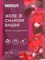 Желе со вкусом вишни Novus м/у 80г
