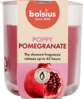 Свічка Bolsius Гранат у склі 97/85мм