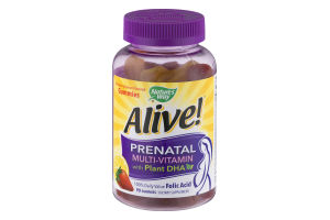 Nature's Way Alive! Prenatal Multi-Vitamin With Plant DHA Gummies - 90 CT