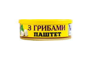 Паштет с грибами стерилизованный Онисс ж/б 240г
