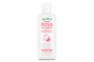 Молочко Equilibra очищувальне гіалурон з трояндою
