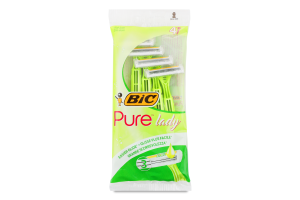 Станок для бритья женский одноразовый Pure Lady 3 BIC 4шт