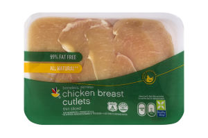 Ahold Boneless, Skinless Chicken Breasts Thinly Sliced
