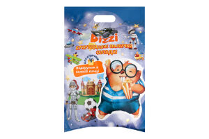 Палички кукурудзяні солодкі для хлопчиків + подарунок Dizzi м/у 80г